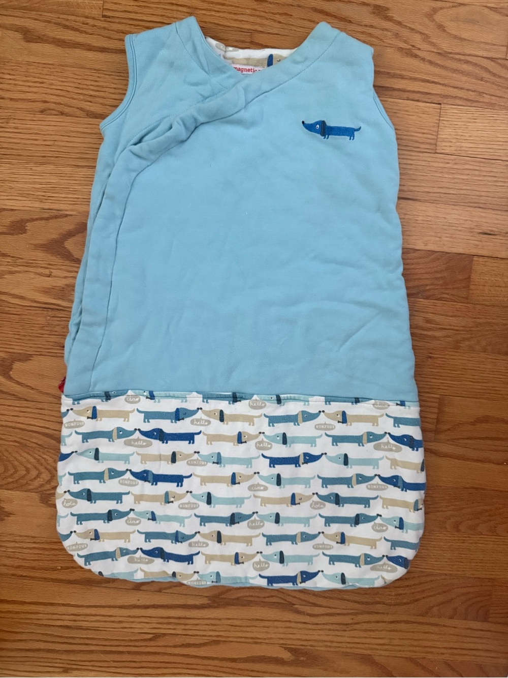 Magnetic Me Dachshund Print Sleep Sack